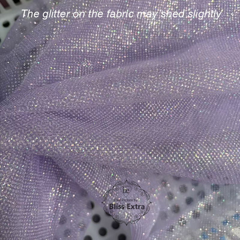 Shimmering Glitter Tulle Fabri - đánh giá và giá Sequin Fabric Panel