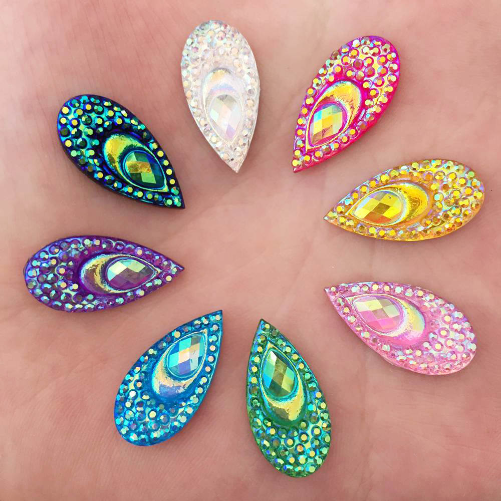 40 cái Nhựa 10*20 mét Teardrop - đánh giá và giá Embellishment Glue Craft