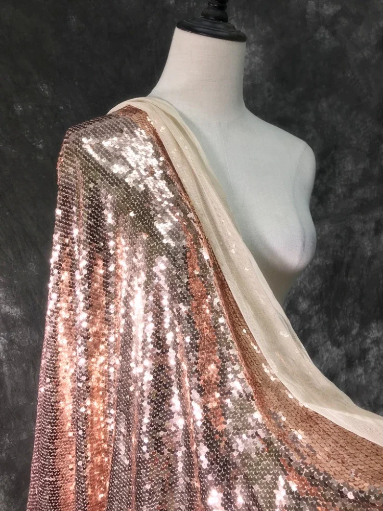 Mesh Sequin Fabric Matte Elast - đánh giá và giá Crystal Mesh Fabric