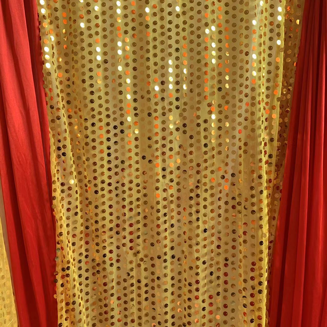 6.5X5FT Silver Shimmer Sequin  - đánh giá và giá Sequin Fabric Panel