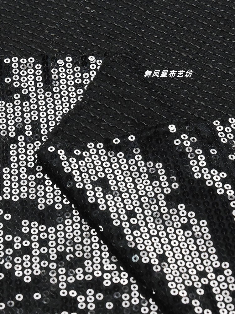 Black High Elastic Sequin Fabr - đánh giá và giá Crystal Mesh Fabric
