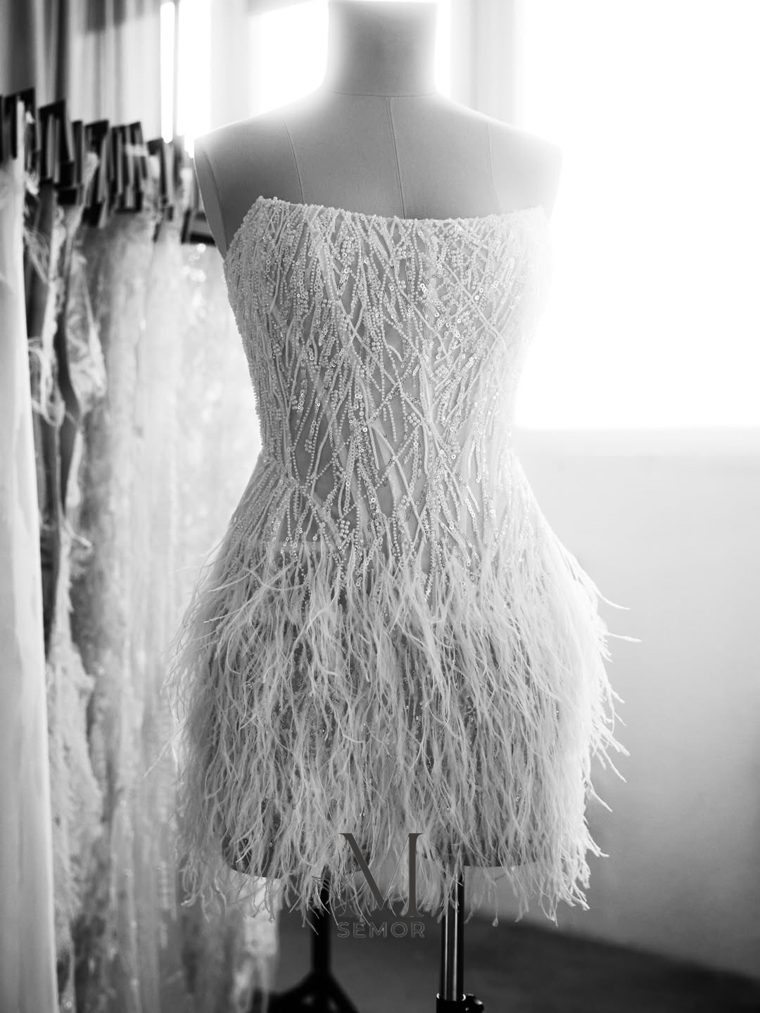 Semor Exquisite Short Wedding  - đánh giá và giá Tassel Fringe Trim