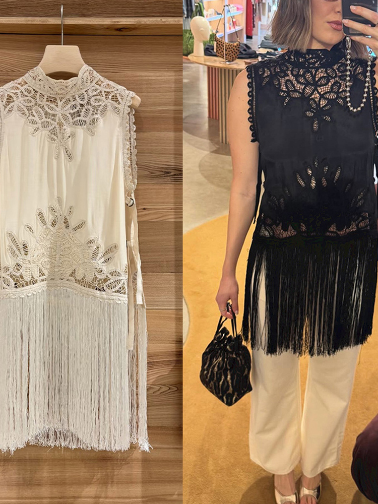 French Style Knot Hollow out S - đánh giá và giá Tassel Fringe Trim